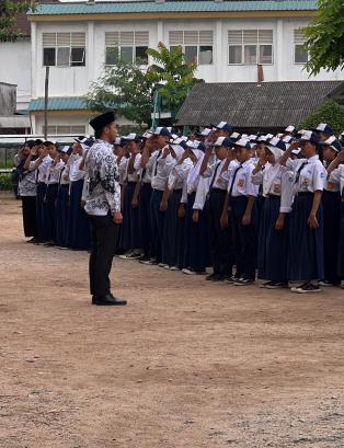 UPACARA BENDERA DALAM RANGKA PERINGATAN HARI GURU NASIONAL ke-78 TAHUN 2023